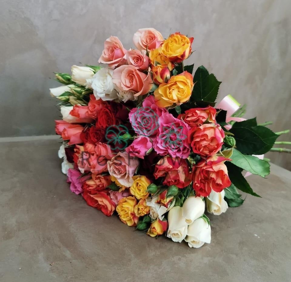 Букет цветов из: Розы в Краснооктябрьский