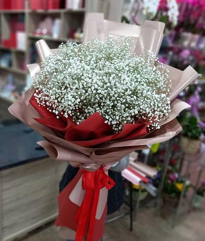Букет цветов из: Гипсофила в Краснооктябрьский