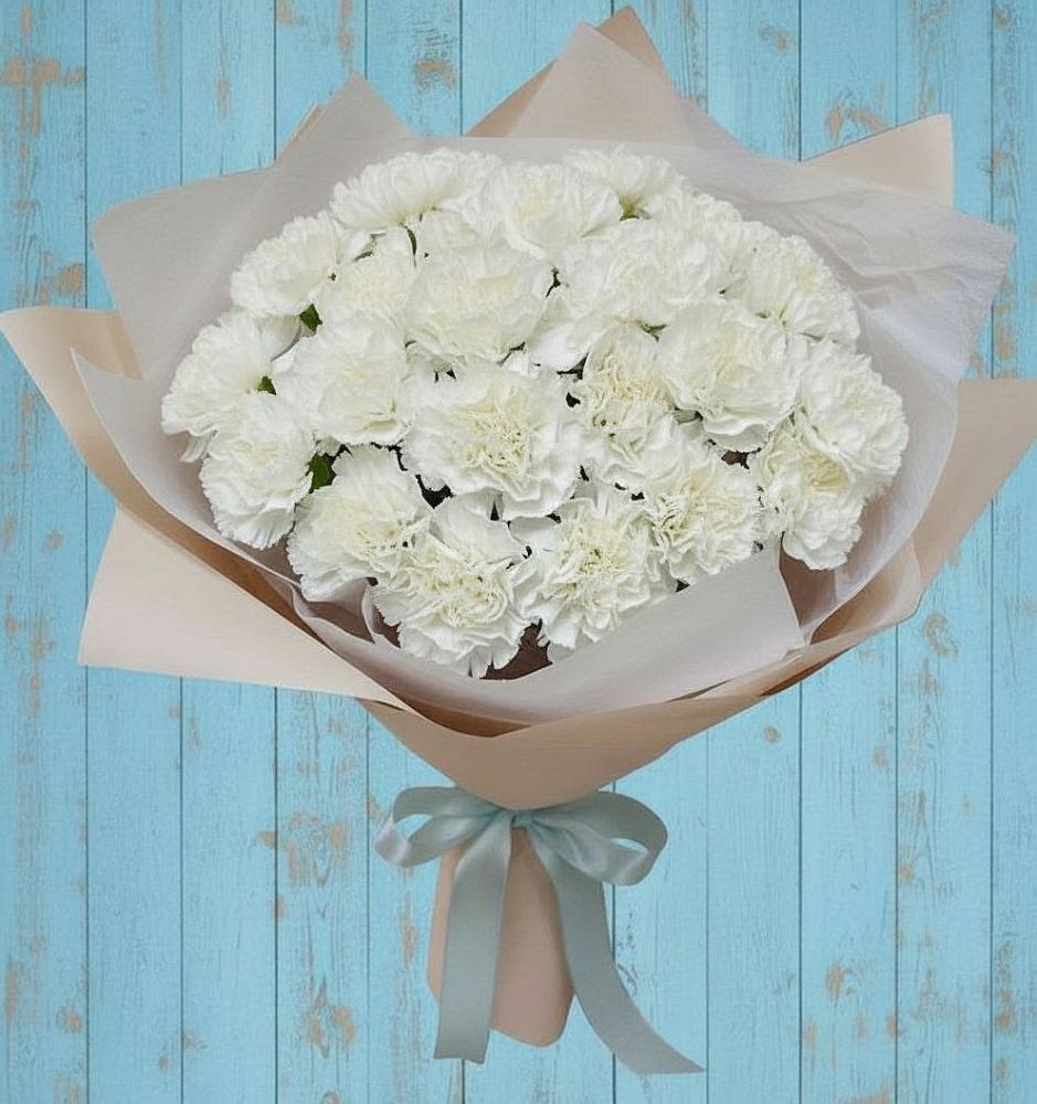 Букет цветов из: Гвоздики в Краснооктябрьский