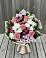 Букет цветов из: Альстромерии, Гвоздики, Розы и Хризантемы в Краснооктябрьский