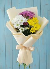 Букет цветов из:  Хризантемы в Краснооктябрьский