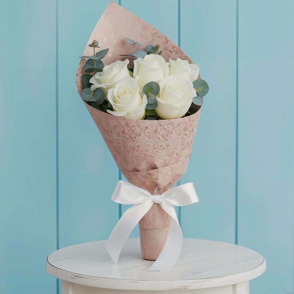 Букет цветов из: Розы в Краснооктябрьский