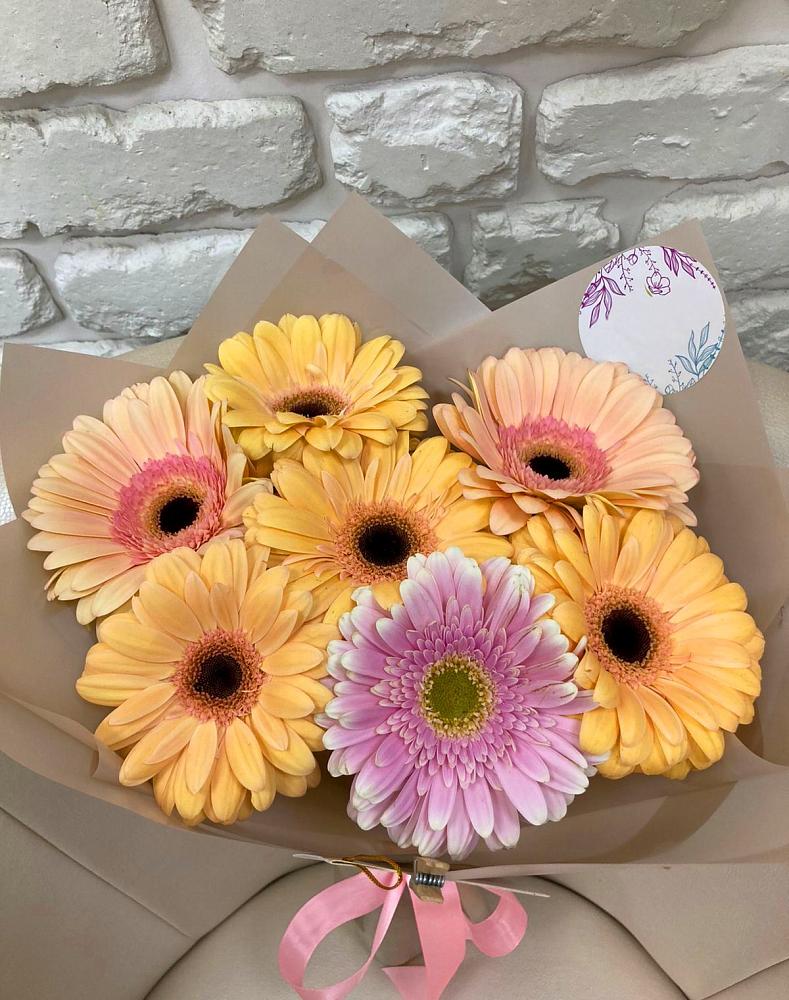 Букет цветов из: Герберы в Краснооктябрьский