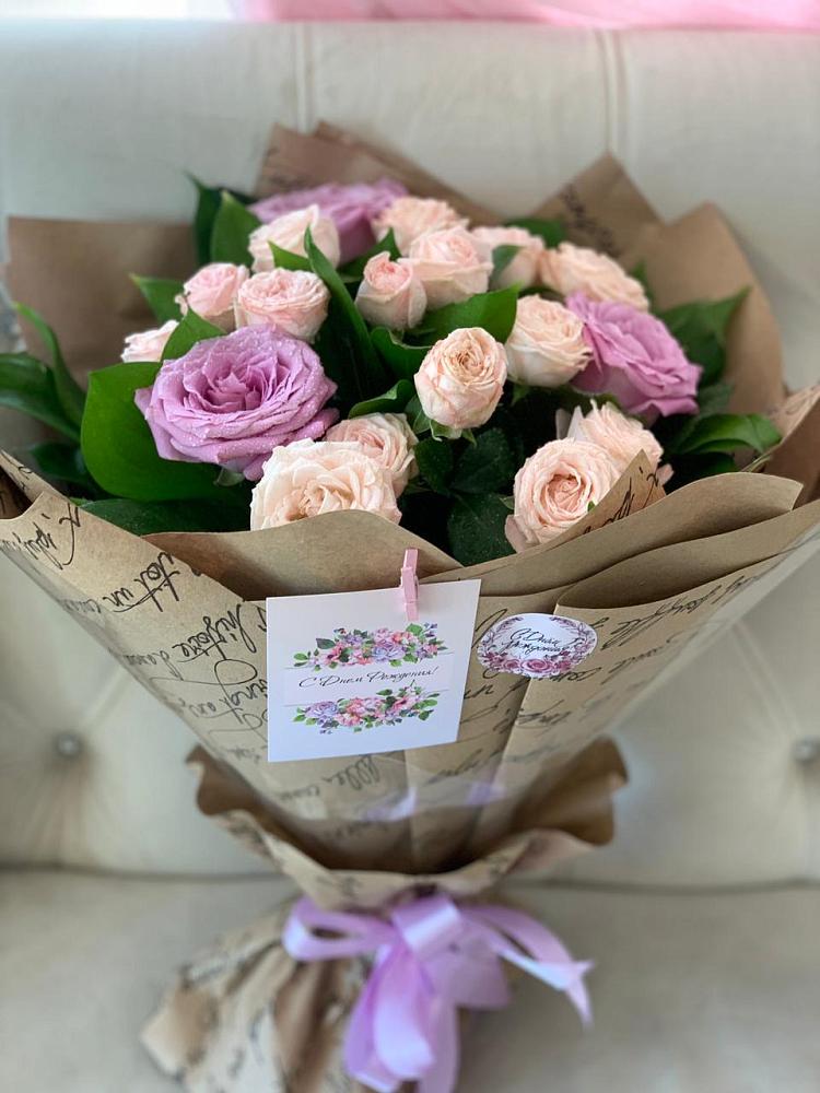 Букет цветов из: Розы в Краснооктябрьский