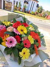 Букет цветов из:  Герберы #REPLACE_PRED# Краснооктябрьский