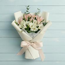 Букет цветов из:  Альстромерии в Краснооктябрьский