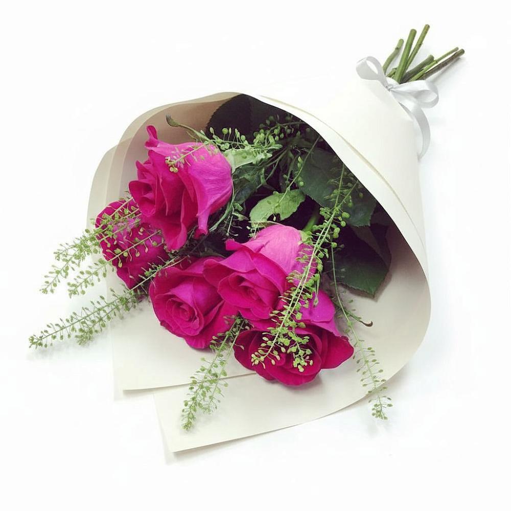 Букет цветов из: Розы в Краснооктябрьский