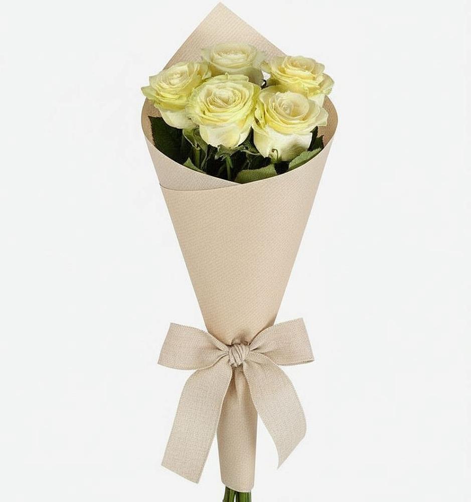 Букет цветов из: Розы в Краснооктябрьский