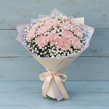 Букет цветов из:  Гвоздики в Краснооктябрьский