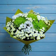 Букет цветов из:  Хризантемы #REPLACE_PRED# Краснооктябрьский