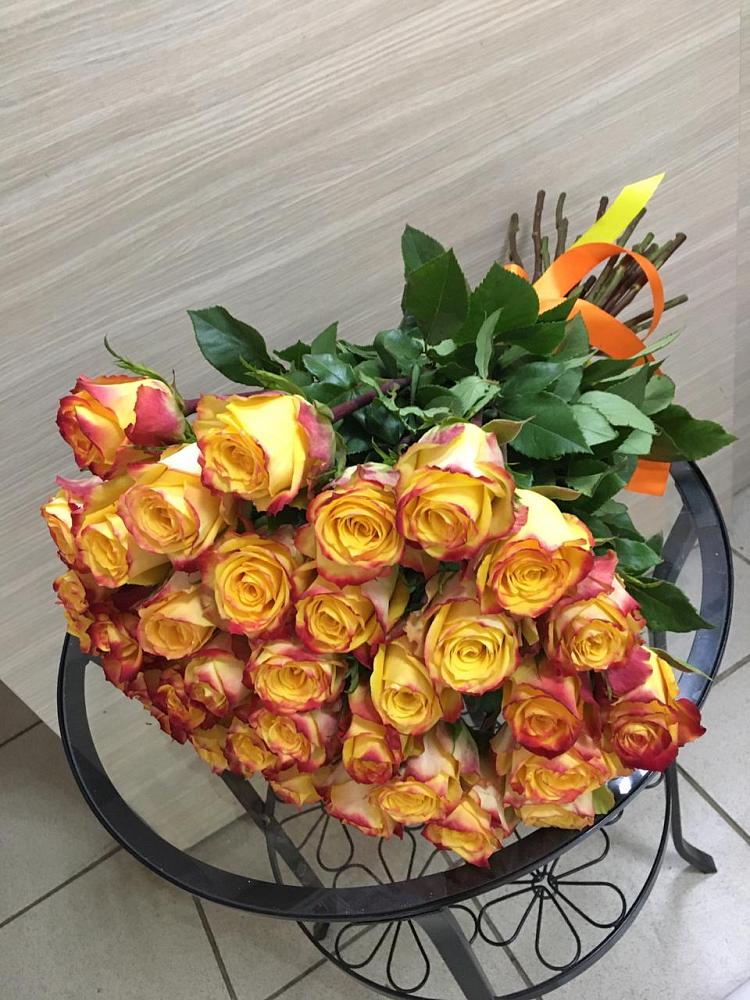 Букет Желтые розы в Краснооктябрьский