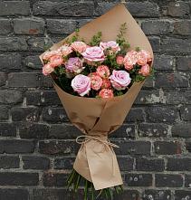 Букет цветов из:  Розы в Краснооктябрьский