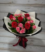 Букет цветов из:  Розы в Краснооктябрьский