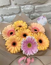 Букет цветов из:  Герберы в Краснооктябрьский