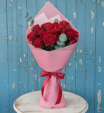 Букет цветов из:  Розы в Краснооктябрьский