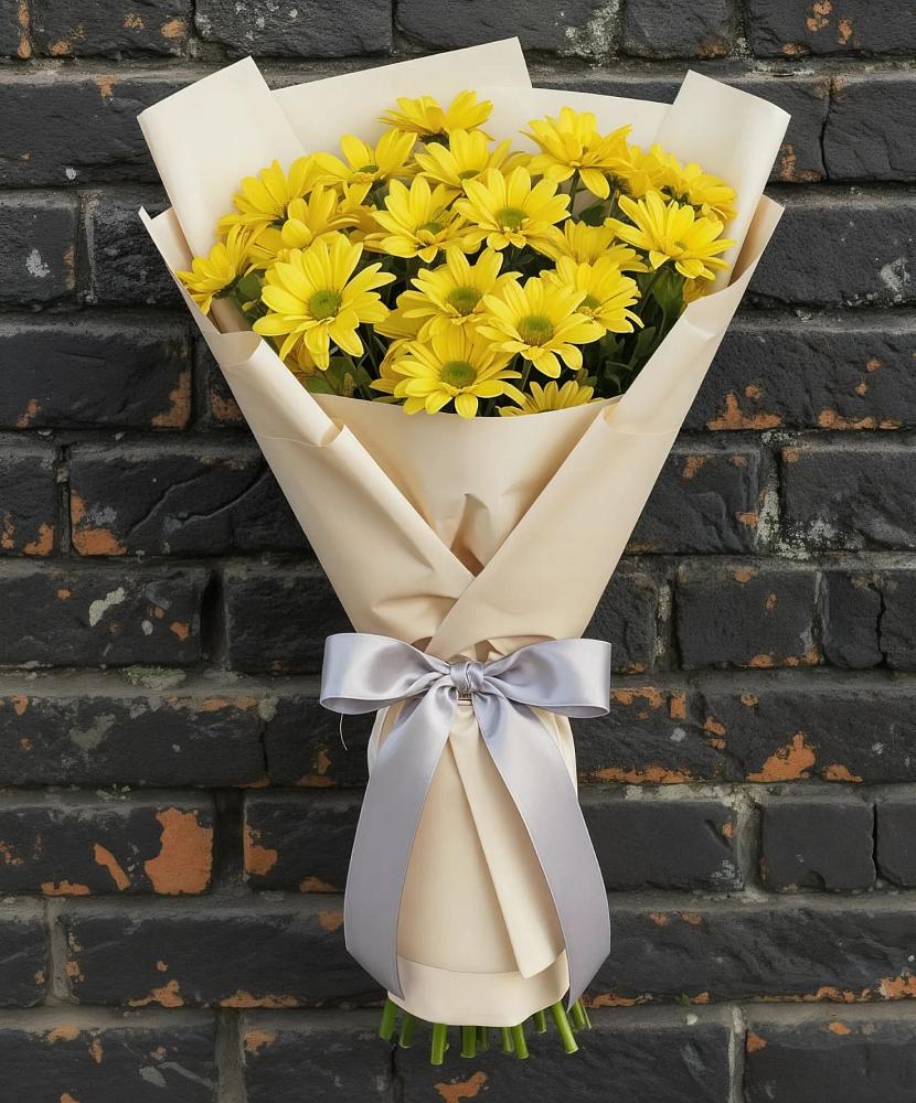 Букет цветов из: Хризантемы в Краснооктябрьский