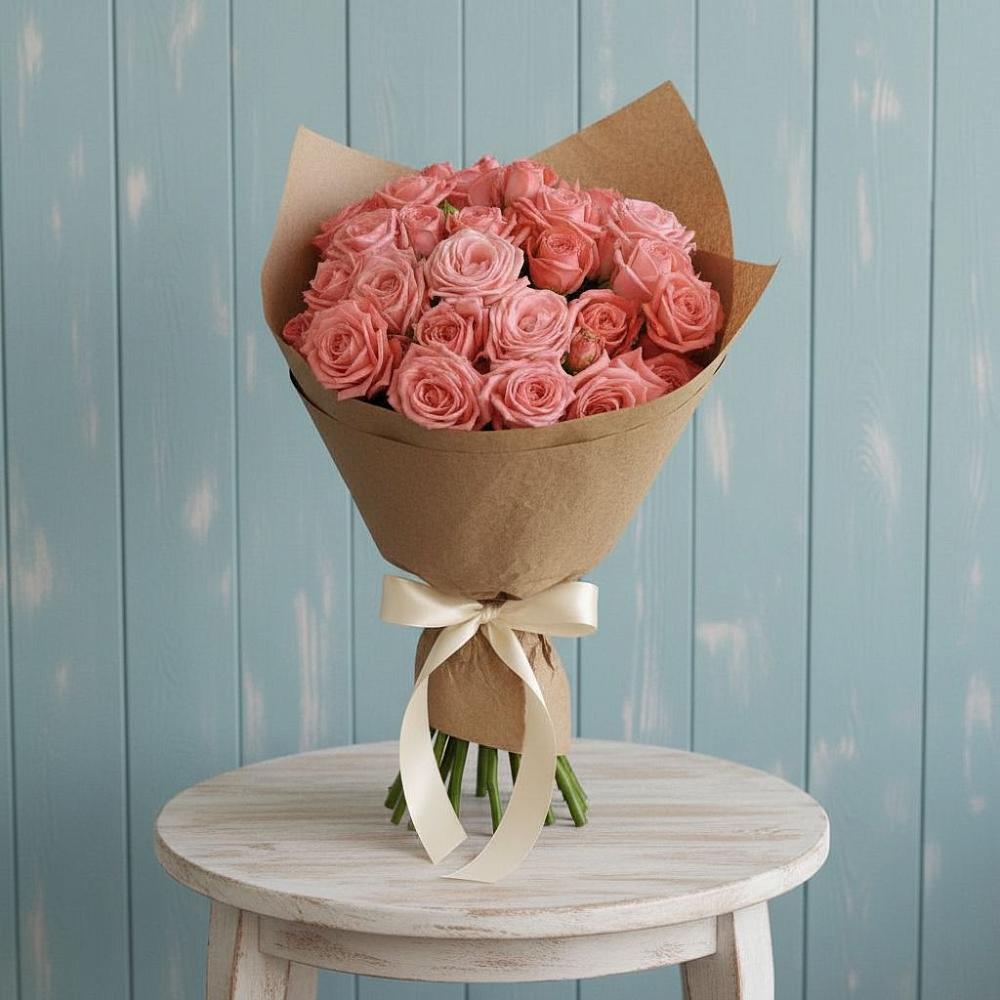 Букет цветов из: Розы в Краснооктябрьский