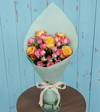 Букет цветов из:  Розы в Краснооктябрьский